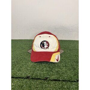 Florida State Seminoles hat cap fitted red white nike vintage football youth